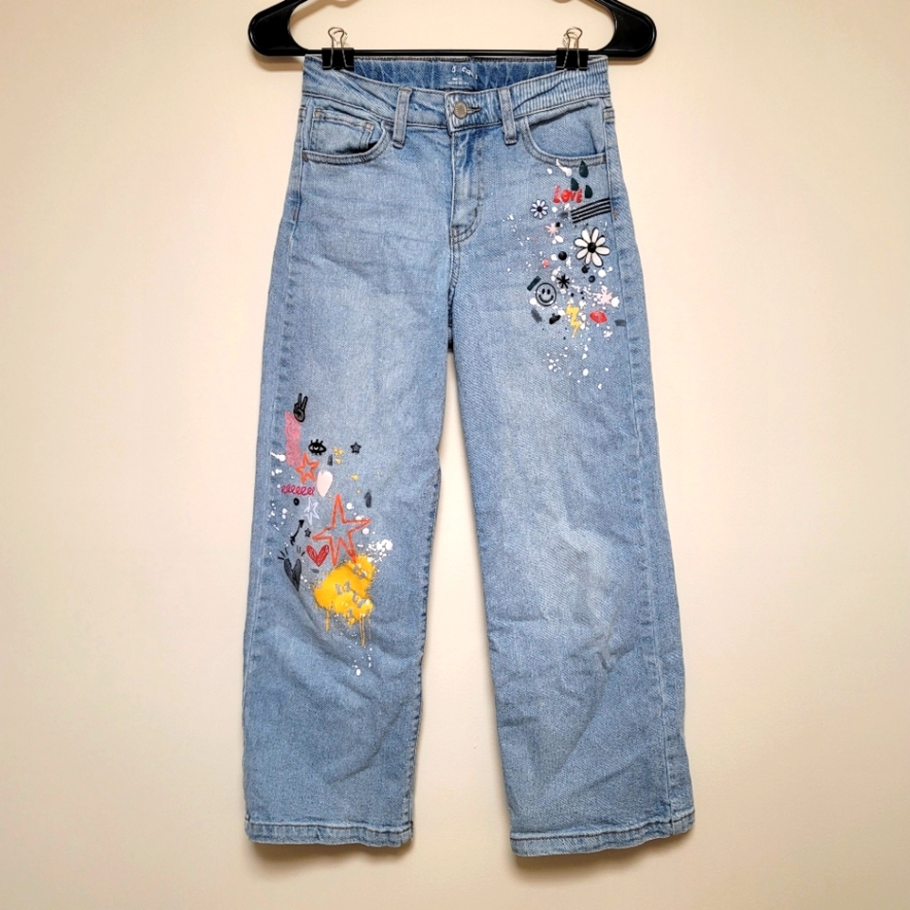 ✨️Girls | 10 | High Rise Wide Leg Jean | Art Class by Target